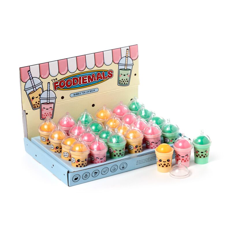 Load image into Gallery viewer, Foodiemals lip balm bubble tea houder