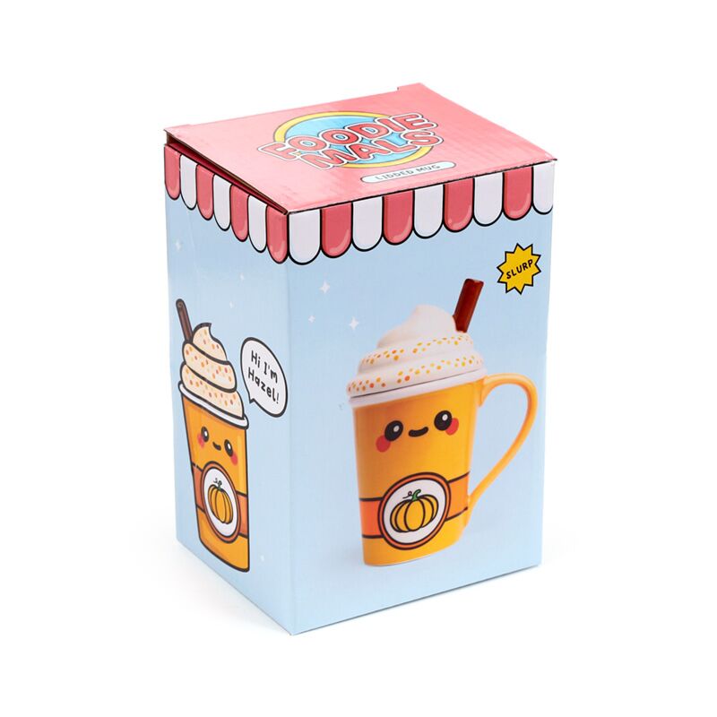 Load image into Gallery viewer, Pic pumpkin sed latte foodiemals mok deksel