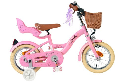 Afbeelding laden in galerijviewer, Volare blossom kinderfiets - meisjes - 12 inch - roze