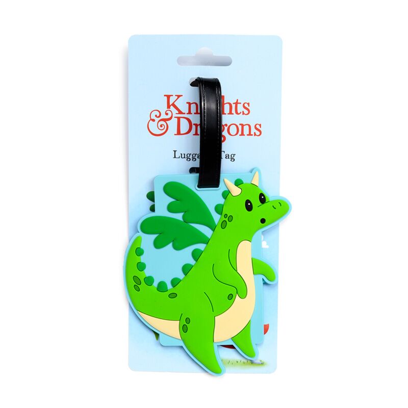 Afbeelding laden in galerijviewer, Ridders draken dragon pvc kofferlabel