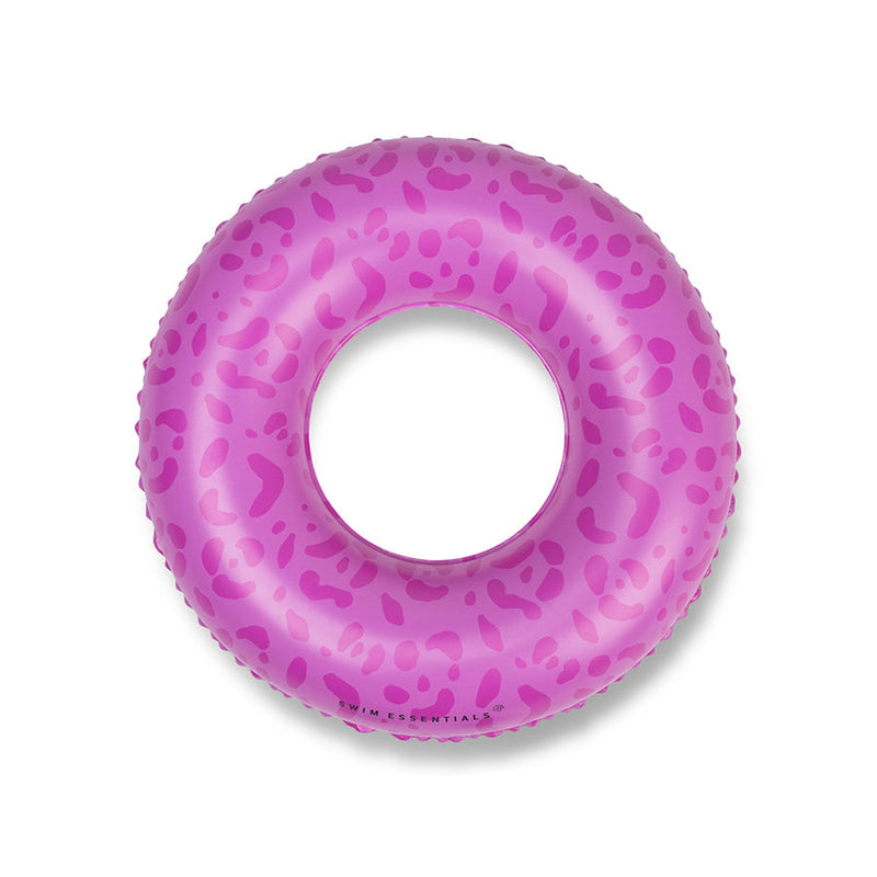 Afbeelding laden in galerijviewer, Leopard | roze zwemband ø 55 cm