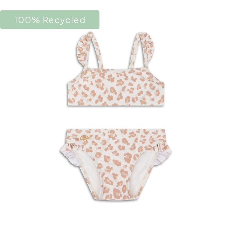 Afbeelding laden in galerijviewer, Leopard | beige meisjes uv bikini