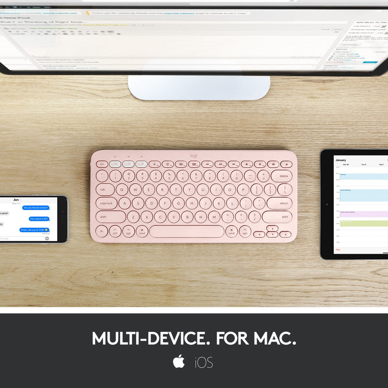 Load image into Gallery viewer, Logitech K380 for Mac Multi-Device Bluetooth Keyboard Roz
