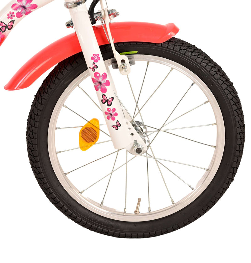 Load image into Gallery viewer, Volare Lovely Kinderfiets - Meisjes - 16 inch - Rood Wit - Twee Handremmen