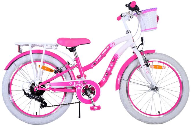 Load image into Gallery viewer, Volare Lovely Kinderfiets - Meisjes - 20 inch - Roze - 7 versnellingen