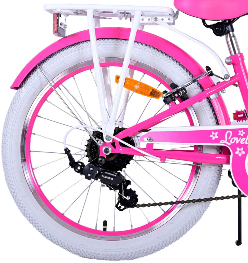 Load image into Gallery viewer, Volare Lovely Kinderfiets - Meisjes - 20 inch - Roze - 7 versnellingen