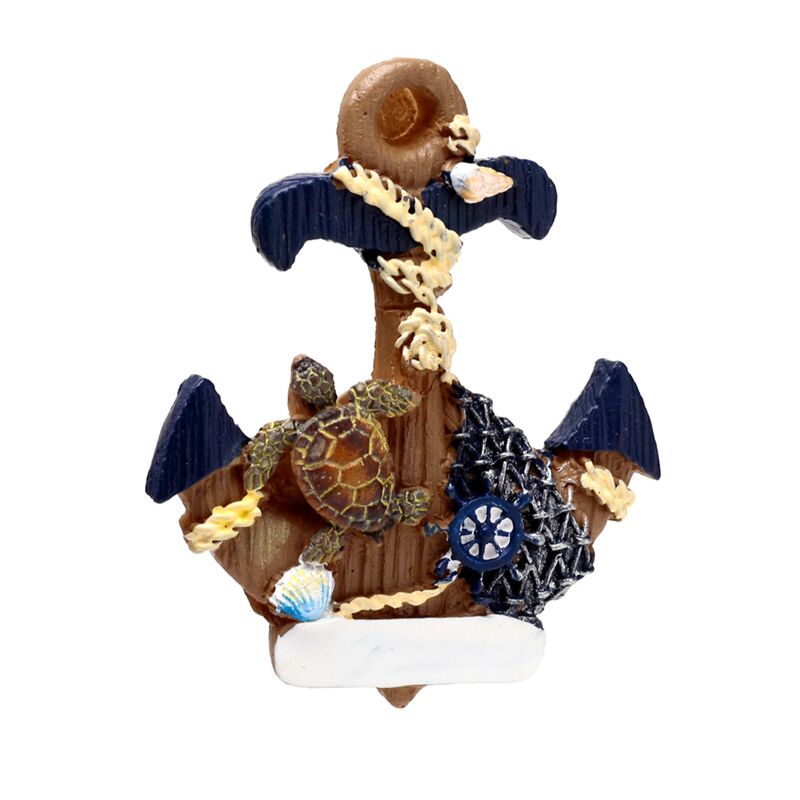 Afbeelding laden in galerijviewer, Anker handbeschilderde zee strand souvenir magneet