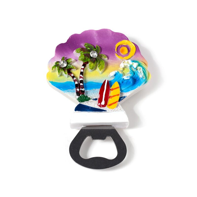 Afbeelding laden in galerijviewer, Strand souvenir magneet flesopenerr zeelleven