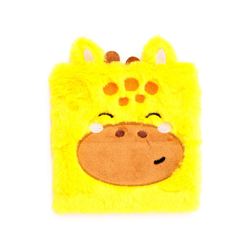 Load image into Gallery viewer, Adoramals raffi de giraffe fluffig notitieboekje