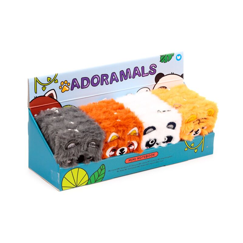 Load image into Gallery viewer, Adoramals wild fluffig notitieboekje a7
