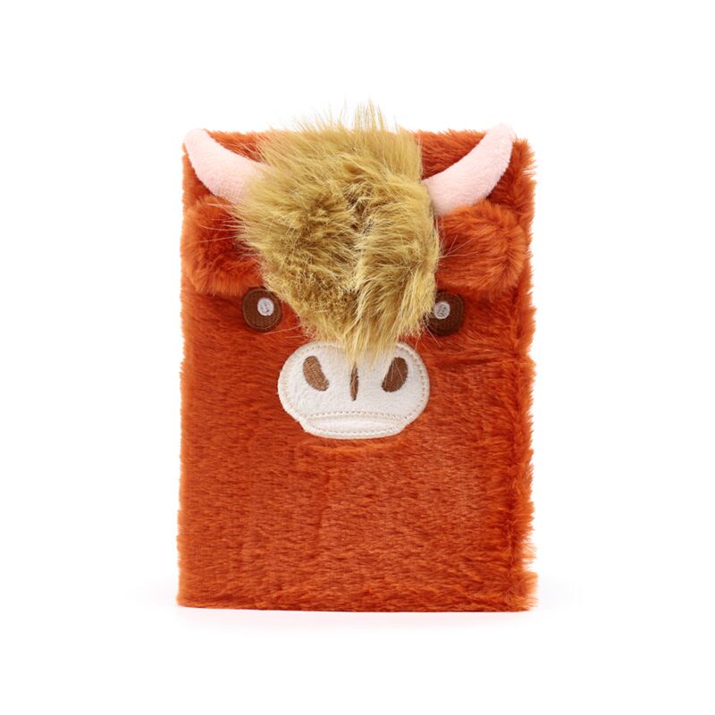Afbeelding laden in galerijviewer, Higland coo fluffig koe notitieboekje a5