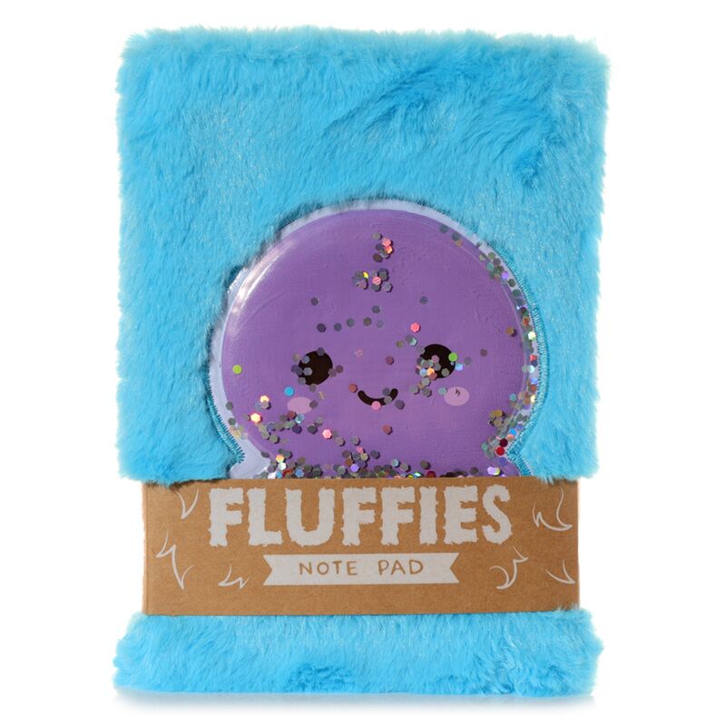 Afbeelding laden in galerijviewer, Adoramals octopus fluffig notitieboekje a5