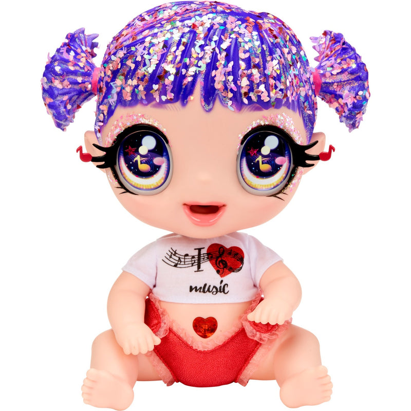 Load image into Gallery viewer, MGA Entertainment Glitter Babyz pop serie 2 Melody Highnote