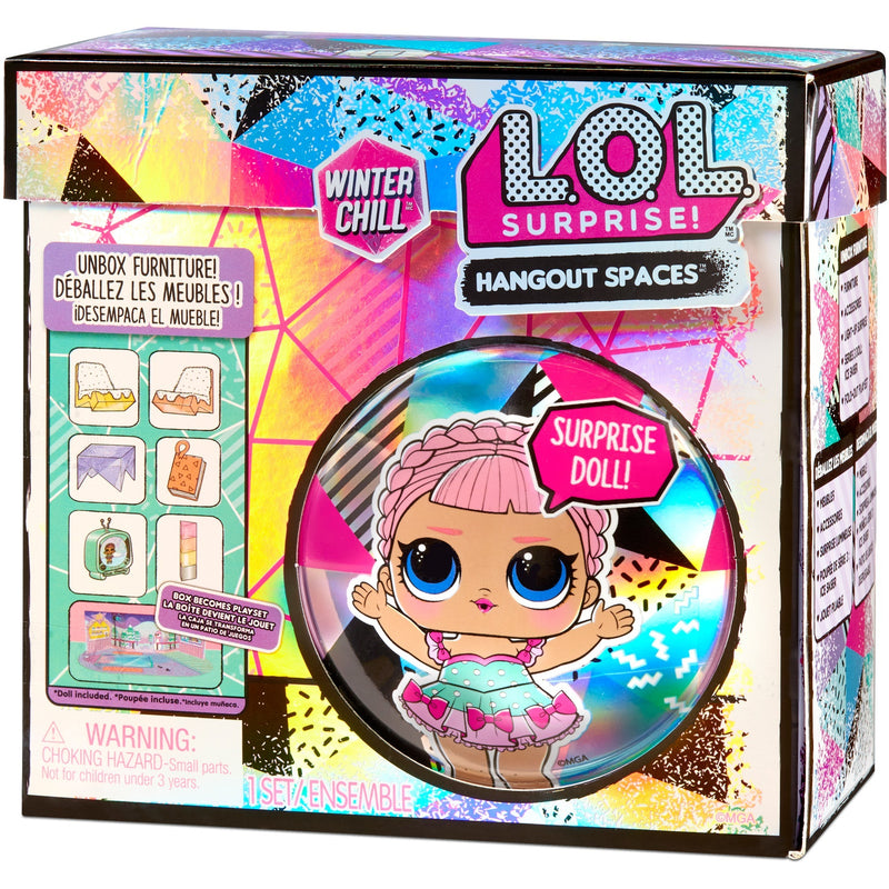 Load image into Gallery viewer, MGA Entertainment Surprise! Winter Chill Hangout Spaces Sty
