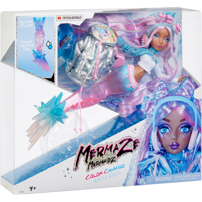 Load image into Gallery viewer, MGA Entertainment Mermaze Mermaidz Color Change Winter Waves Harmo