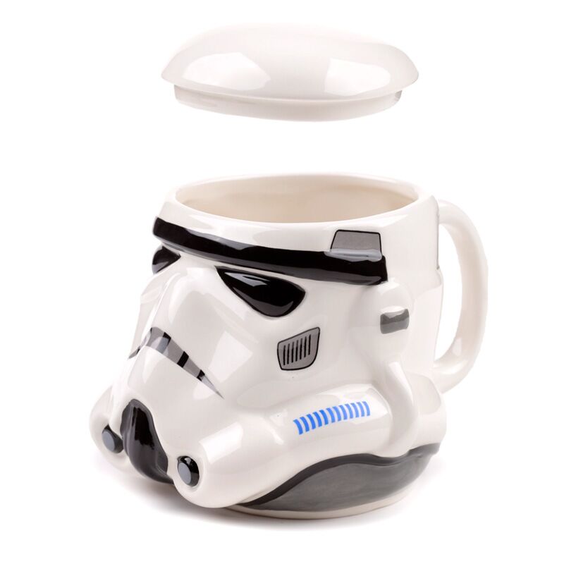 Load image into Gallery viewer, The original stormtrooper helm gevormde keramiek mok