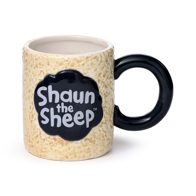 Afbeelding laden in galerijviewer, Shaun het schaap gevormde keramiek mok