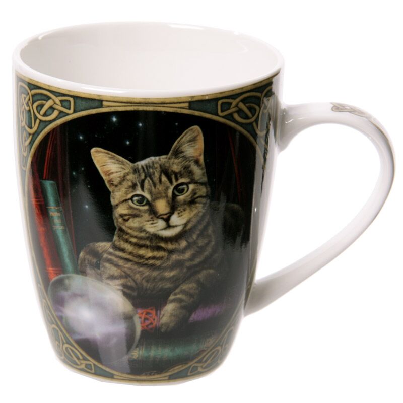 Load image into Gallery viewer, Lisa parker waarzegster kat porselein mok