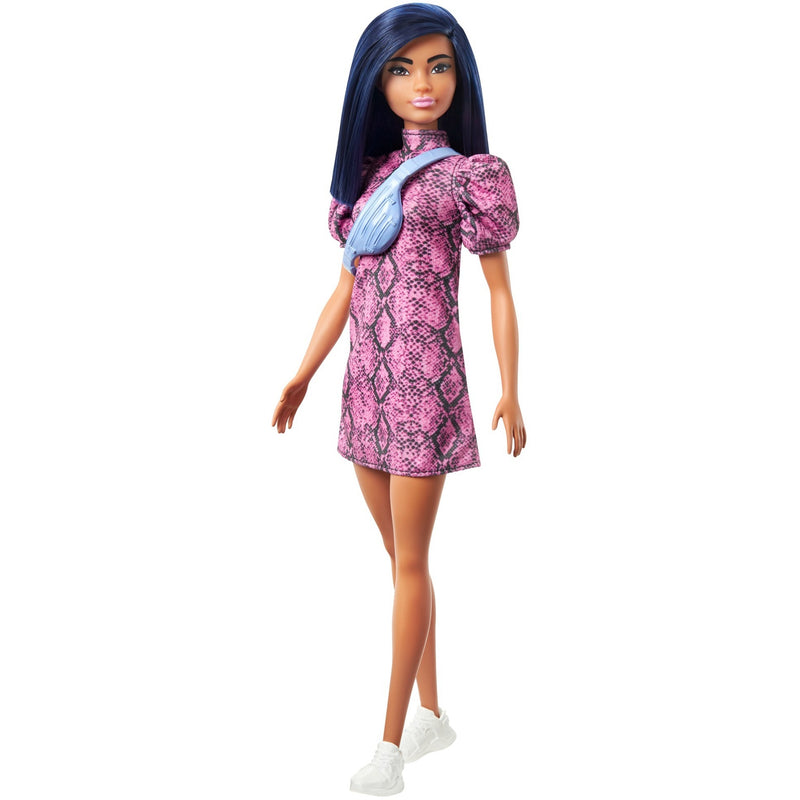 Load image into Gallery viewer, Mattel Fashionistas Doll 143 Pink Black Dress