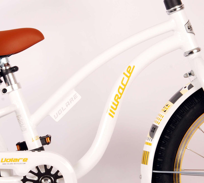 Load image into Gallery viewer, Volare Miracle Cruiser Kinderfiets - Meisjes - 18 inch - Wit - Prime Collection