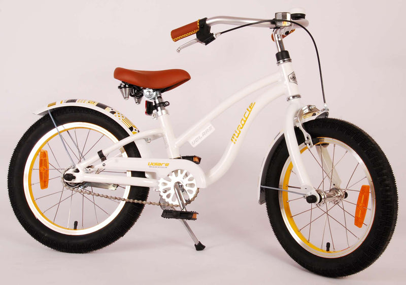 Load image into Gallery viewer, Volare Miracle Cruiser Kinderfiets - Meisjes - 16 inch - Wit - Prime Collection