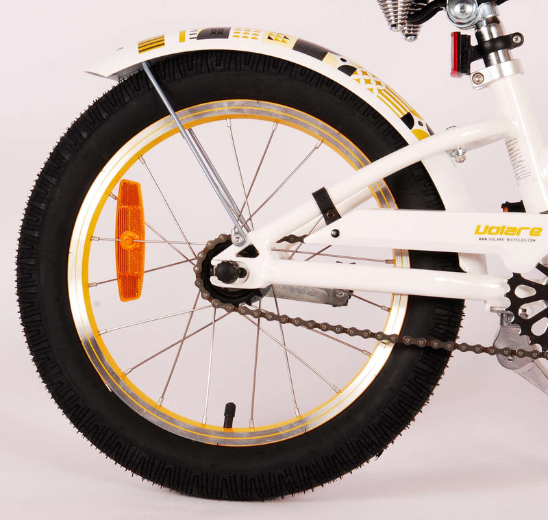 Load image into Gallery viewer, Volare Miracle Cruiser Kinderfiets - Meisjes - 16 inch - Wit - Prime Collection