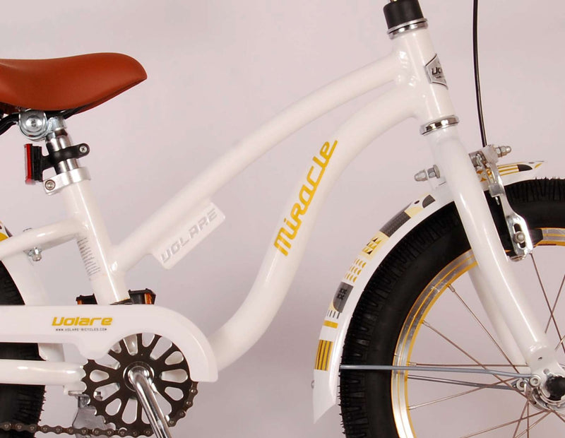 Load image into Gallery viewer, Volare Miracle Cruiser Kinderfiets - Meisjes - 16 inch - Wit - Prime Collection