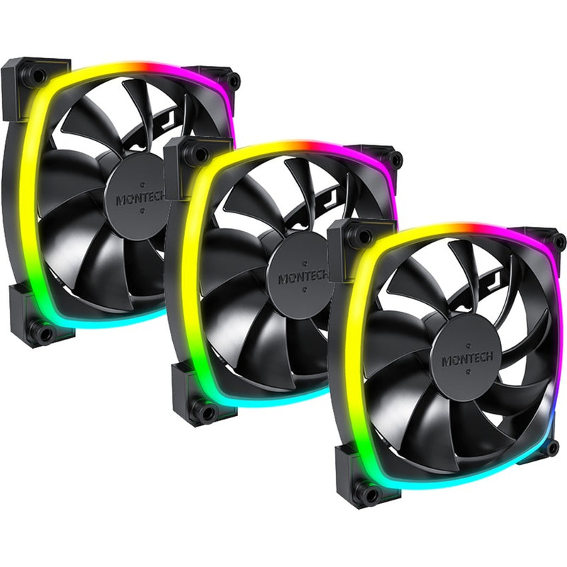 Load image into Gallery viewer, Montech AX120 fan PWM 3-pack