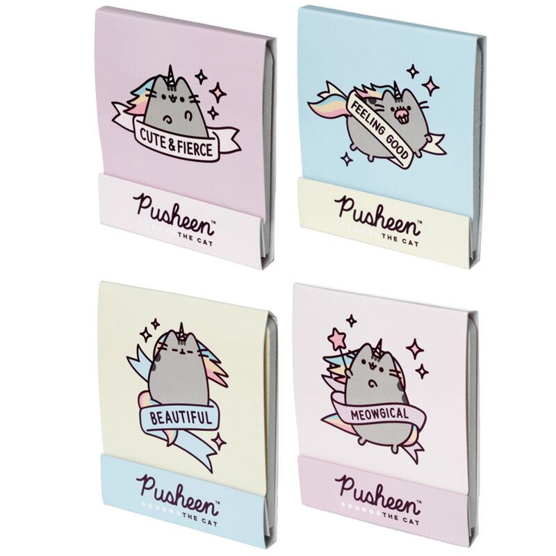 Afbeelding laden in galerijviewer, Union pusheen de kat pusheenicorn luciferboekje nagelvijlen
