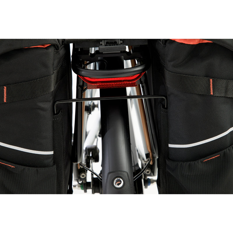 Load image into Gallery viewer, Burgers - new looxs tas new looxs vigo dubbel | zwart oranje | mik 2.0 | 40l