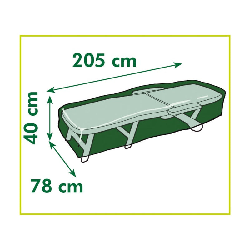 Load image into Gallery viewer, Nature Tuinmeubelafdekhoes voor ligstoel