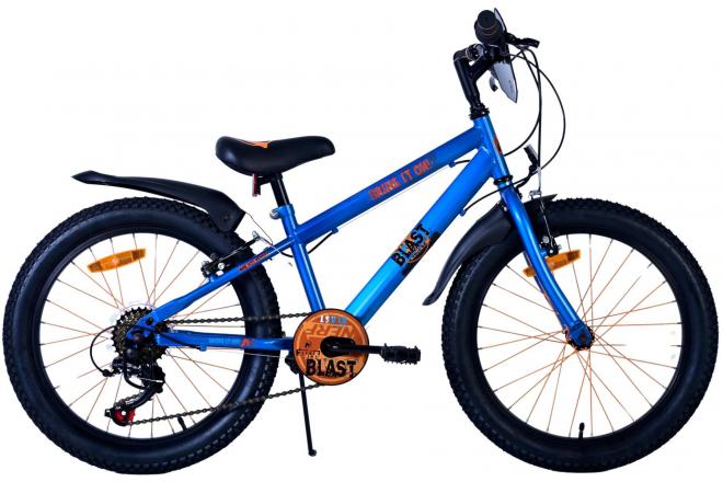 Load image into Gallery viewer, Nerf kinderfiets - jongens - 20 inch - satijn blauw - 6 speed