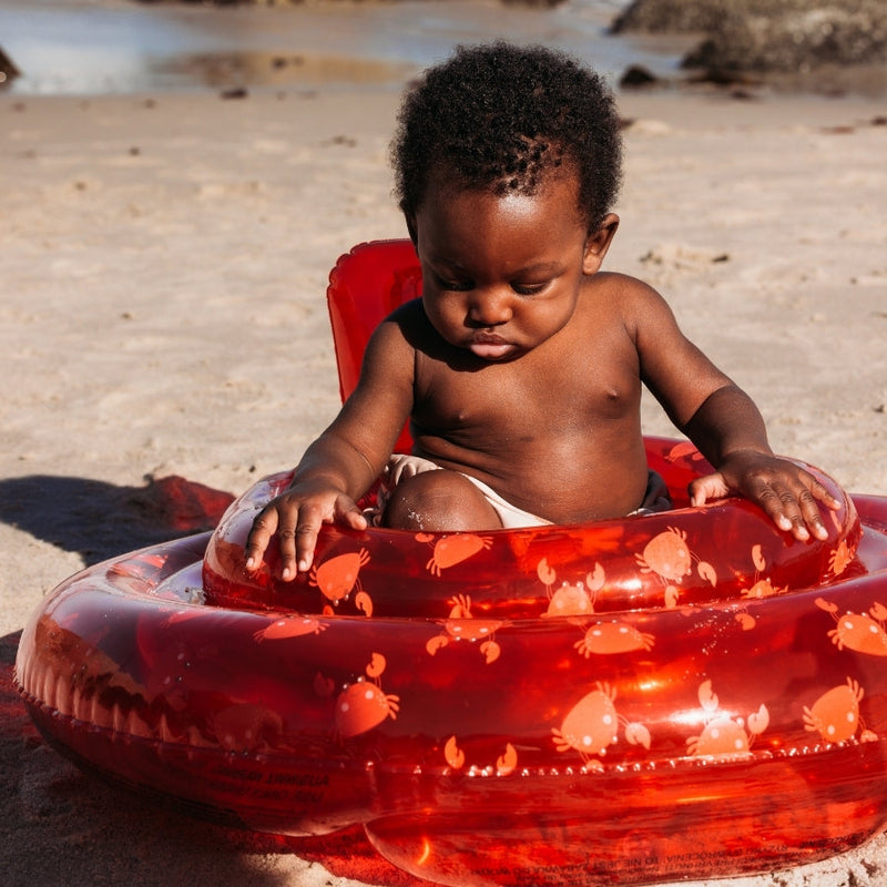 Afbeelding laden in galerijviewer, Oh crab | rode baby float 0-1 jaar