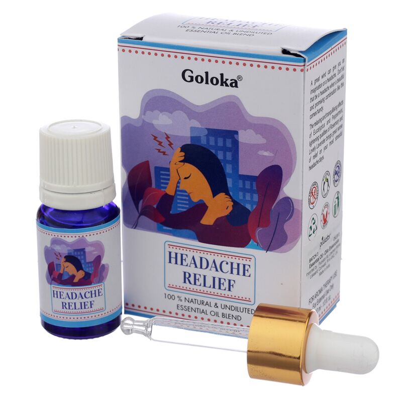 Afbeelding laden in galerijviewer, Hoofdpijn verlichting - goloka etherische olie mix 10ml