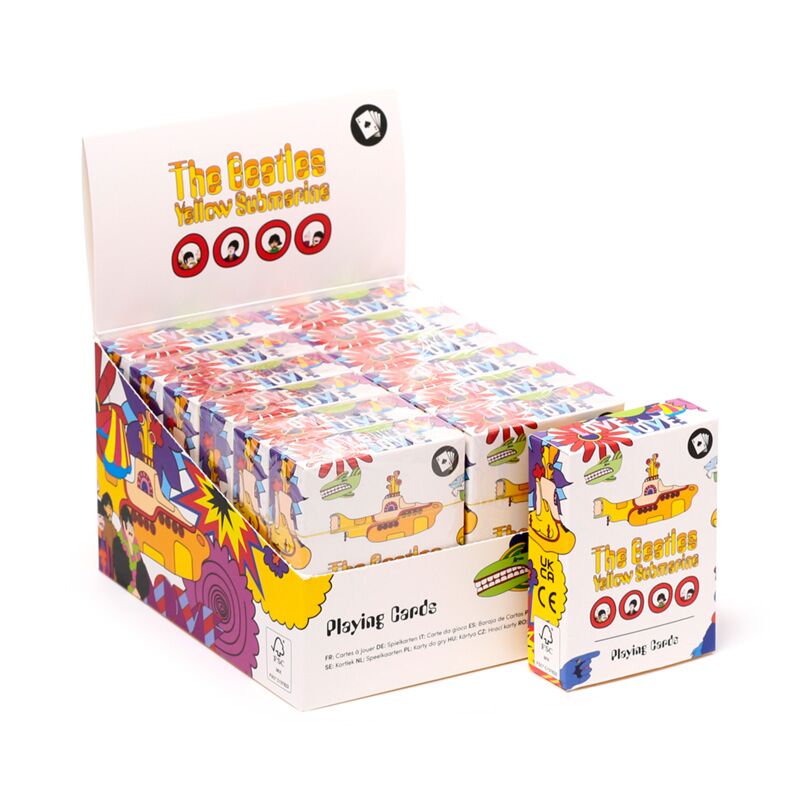 Afbeelding laden in galerijviewer, The beatles yellow submarine speelkaarten