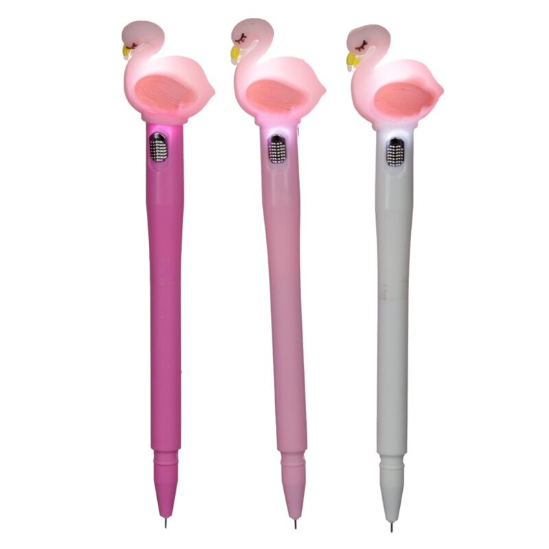 Afbeelding laden in galerijviewer, Flamingo led fijnschrijver pen - zwart