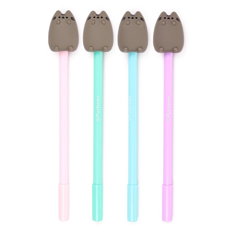 Load image into Gallery viewer, Union pusheen de kat fijnschrijver pen siliconen top