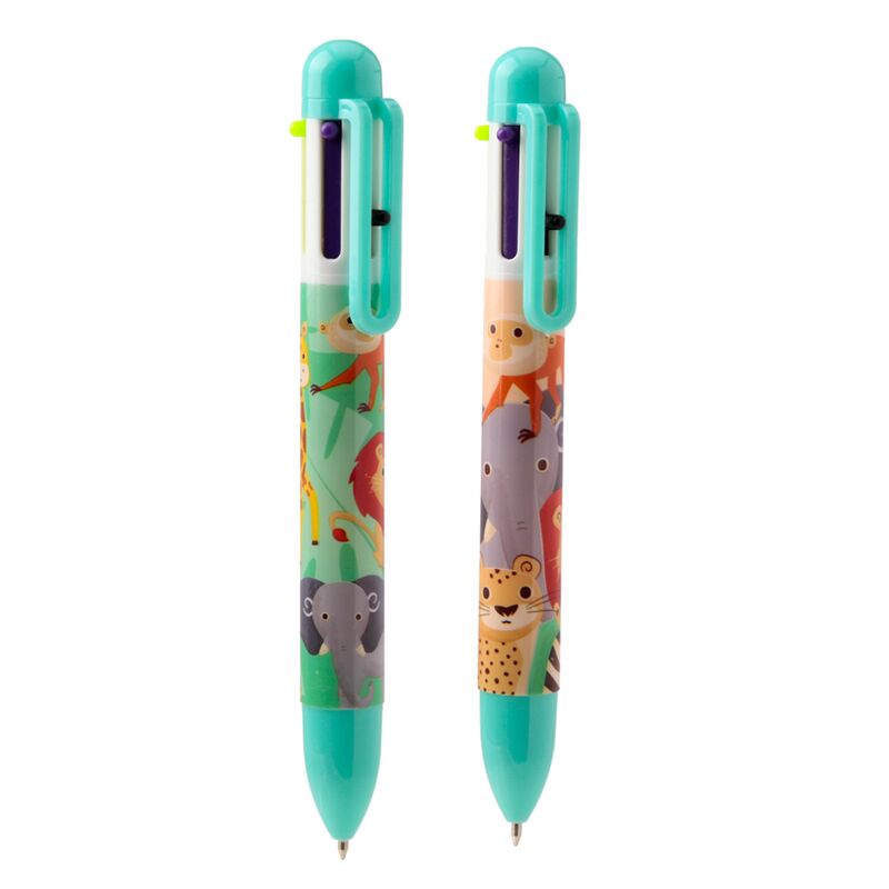 Afbeelding laden in galerijviewer, Zooniverse meerkleurige pen (6 kleuren)