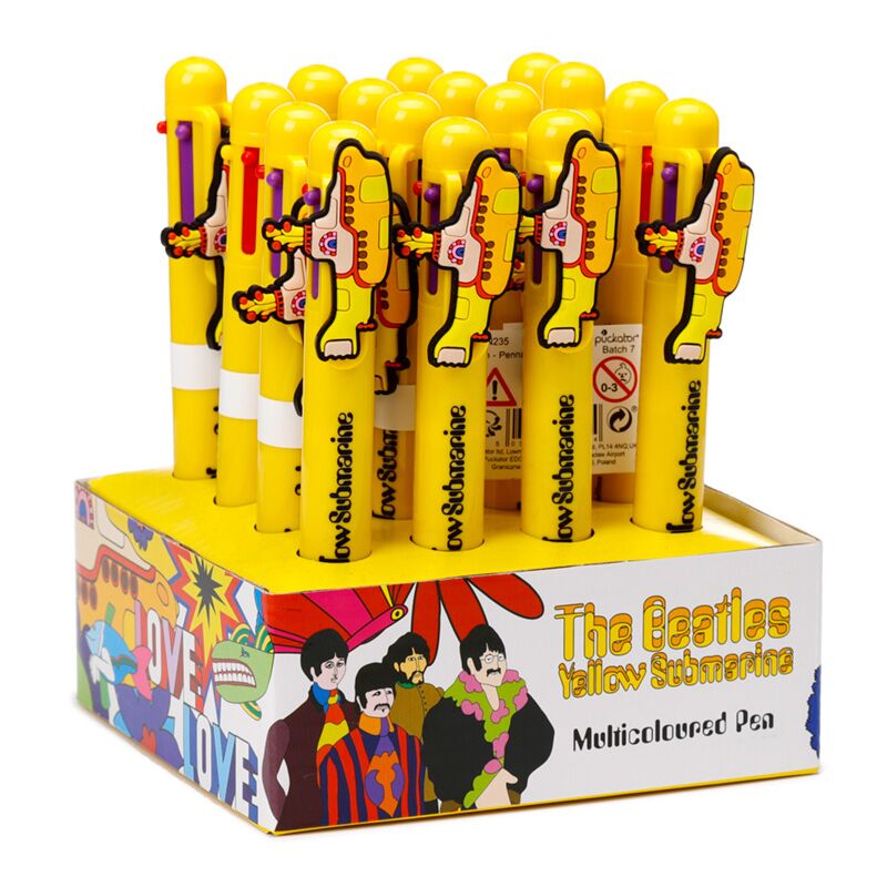 Afbeelding laden in galerijviewer, The beatles yellow submarine meerkleurige pen (6 kleuren)
