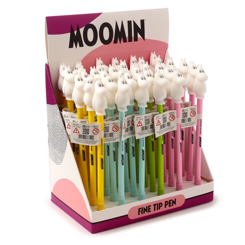 Load image into Gallery viewer, Union moomin fijnschrijver pen - zwart