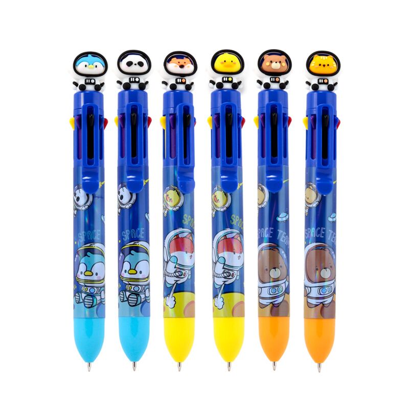 Afbeelding laden in galerijviewer, Space team meerkleurige pen (8 kleuren)