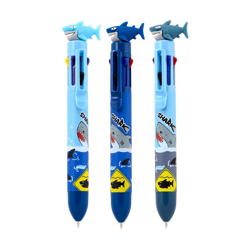 Afbeelding laden in galerijviewer, Haai meerkleurige pen (8 kleuren)