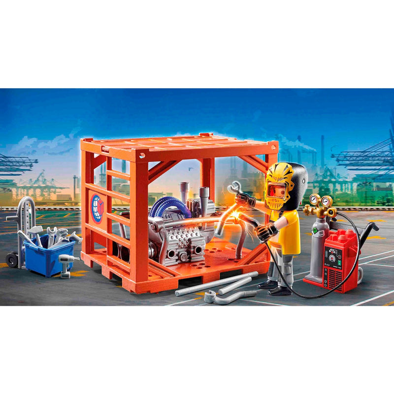 Load image into Gallery viewer, PLAYMOBIL City Action Container productie