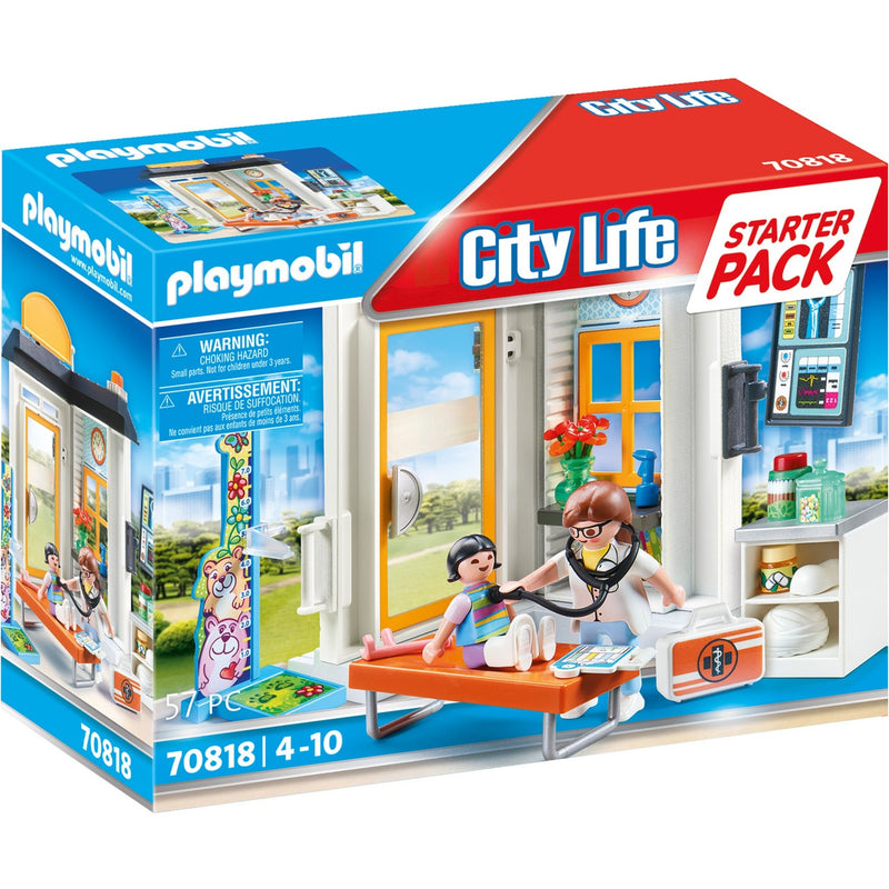 Load image into Gallery viewer, Playmobil City Life Starterset Kinderarts 70818