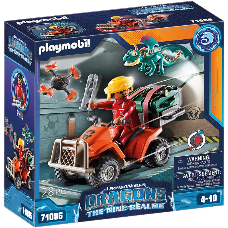 Load image into Gallery viewer, PLAYMOBIL Dragons: The Nine Realms Icaris Quad Phil