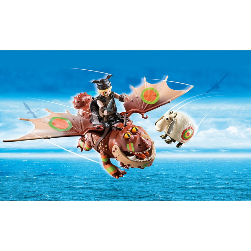 Load image into Gallery viewer, PLAYMOBIL Dragons Dragon Racing: Vissenpoot en Speknekje
