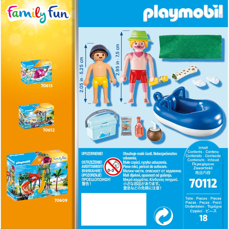 Load image into Gallery viewer, PLAYMOBIL Family Fun Badgast met Zwembanden 70112