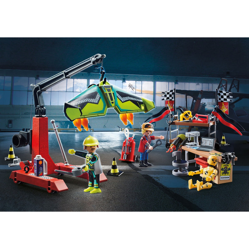 Load image into Gallery viewer, PLAYMOBIL Stuntshow Air Stuntshow servicestation