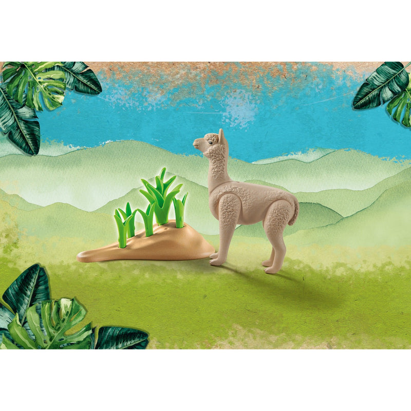 Load image into Gallery viewer, Playmobil Wiltopia Alpaca 71062