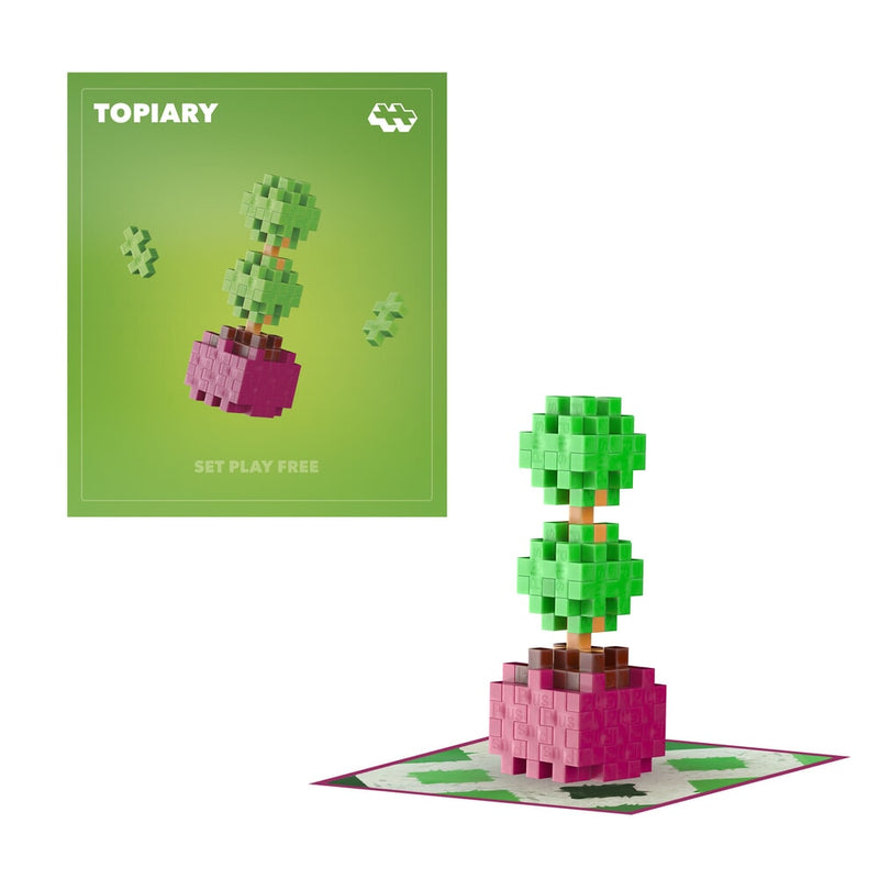 Load image into Gallery viewer, Plus plus plant packs - topiary plus-plus flowers plants (4341)